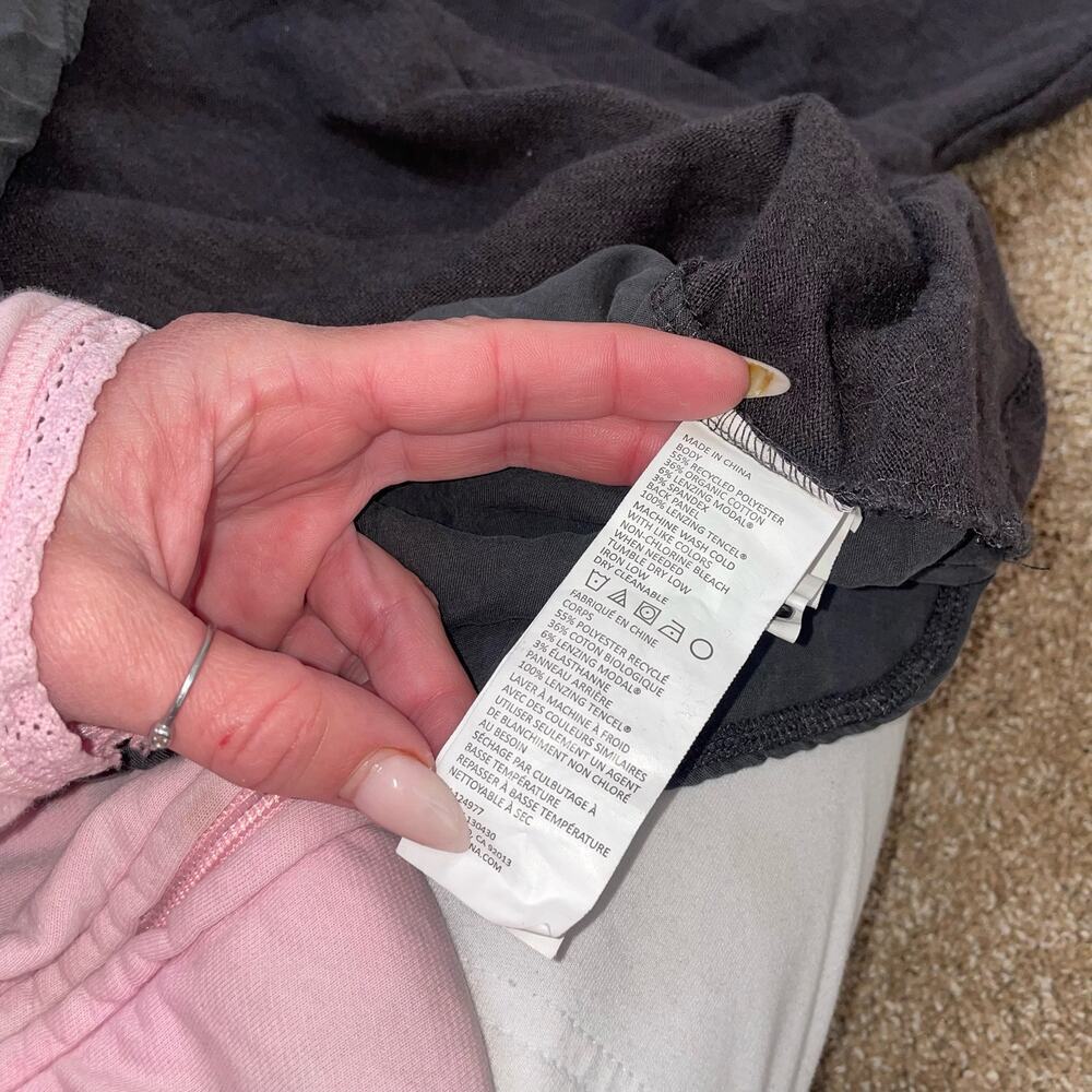 Prana Basic Long Sleeve Charcoal Gray Marled 1/4 … - image 8